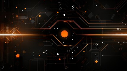 Obraz premium Abstract background with texture lines and shapes for high tech theme.