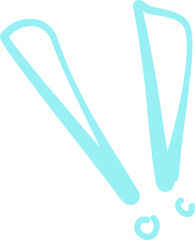 Obraz premium Emphasis doodle, cute doodle