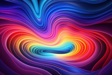 Abstract background with multi-colored effects, psychedelic style art.
