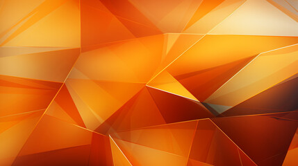 Abstract orange and yellow geometric background. Dynamic shapes composition. Cool background design for posters, Generate AI