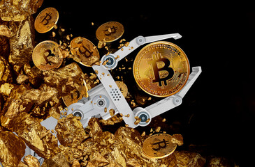 crypto currency trade white ai robot