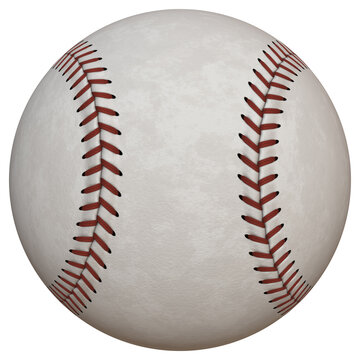 Close-up of baseball ball. Advertising for Sports, Sports Betting, Baseball match. Modern stylish abstract ball.