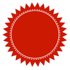 Realistic discount tag or blank paper label for sale promotion on transparent background
