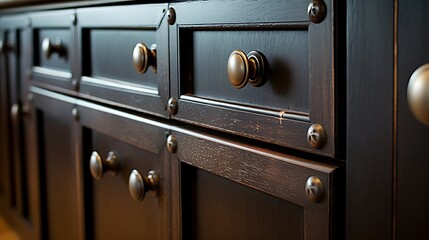 unique cabinet hardware to add character to the kitchen.