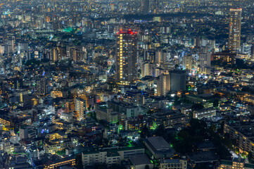 渋谷skyから観た夜景