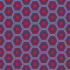 Obraz premium Seamless texture in the colors of the usa flag. Seamless Hi-res (8000x8000) texture. Modern stylish abstract texture.