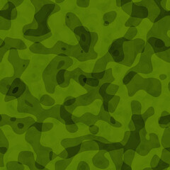 Seamless camouflage fabric texture. Seamless Hi-res (8000x8000) texture. Modern stylish abstract texture.