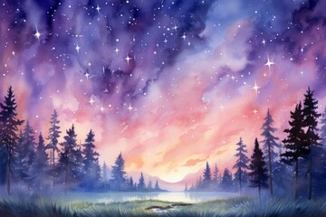 Fototapeta na wymiar Ephemeral star showers, painting the night sky with fleeting bursts of cosmic beauty - Generative AI