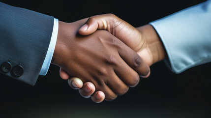 Obraz premium handshake between two professionals