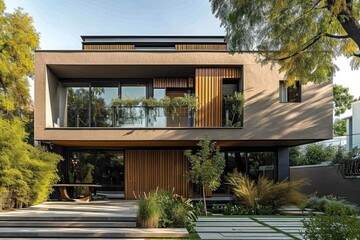 a beautiful residential luxury stylish modern house architecture