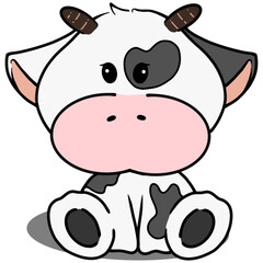 cartoon moo