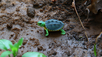 frog on a leaf