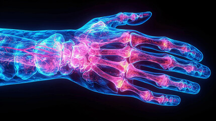 X-ray of arm, hand, medical concept