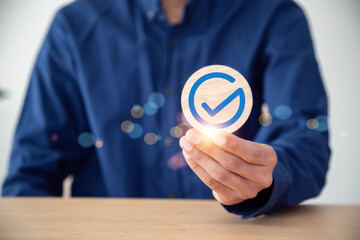 Quality Certificate and Checklist document analyst target marketing planning assignment with quality management. Standardization, certification.