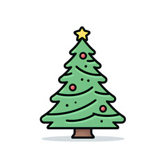 Fototapeta premium Pine tree - Christmas