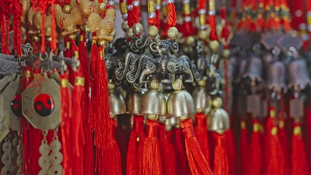 Decorative Lions Chinese New Year