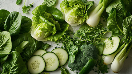 fresh vegetables on the table