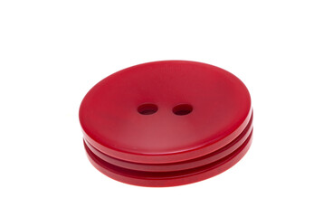 big red buttons isolated