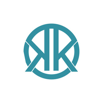 Double k letter logo