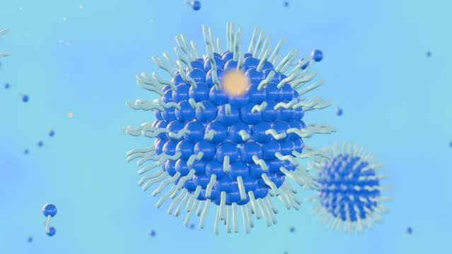 3d animation of reverse micelles are used for the selective separation and purification of biomolecules, and for the synthesis of nanoparticles.