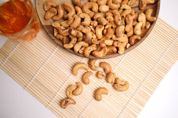Cashew nuts delicious food of Asia