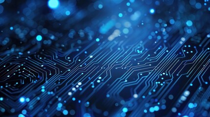 Close-Up of Computer Circuit Board