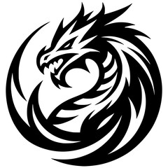 Vectorized Dragon Emblem