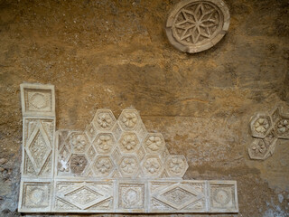 Stucco relief detail of the cryptoporticus, Casa del Criptoportico, Pompeii