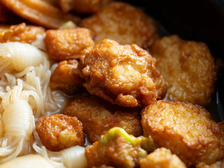 Soup made with fish cakes, Odentang