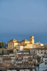 panoramic of the town of Cehegin in Murcia, Spain.