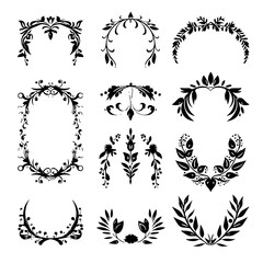 wreath SVG, wreath png, wreath frame, frame svg, frame illustration, wreath illustration, frame, vector, vintage, floral, design, decoration, pattern, ornament, border, illustration, flower, ornate,
