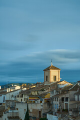 panoramic of the town of Cehegin in Murcia, Spain.