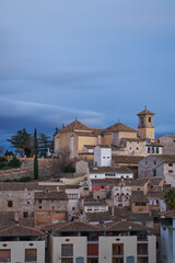 panoramic of the town of Cehegin in Murcia, Spain.