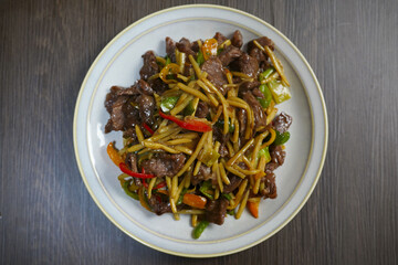 青椒肉絲