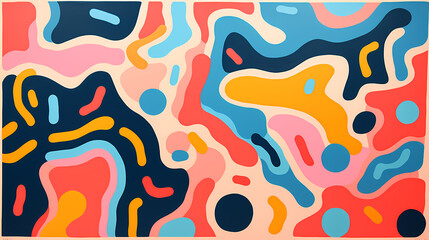 Cute graffiti art abstract background poster web page PPT, art background