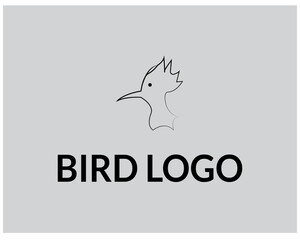 Simple bird logo.