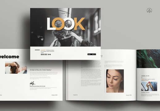 Look Magazine Template Landcape