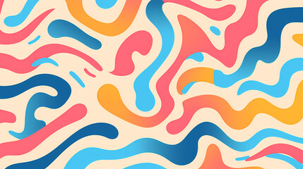 Obraz premium Abstract seamless doodle background, artistic background