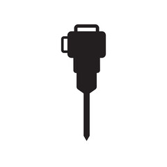 jack hammer icon vector isolated