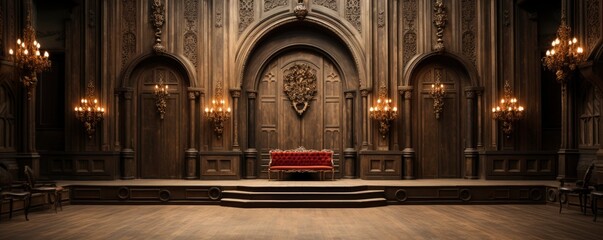 Obraz premium Wedding stage background