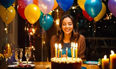 25 years old girl celebrates birthday reality 