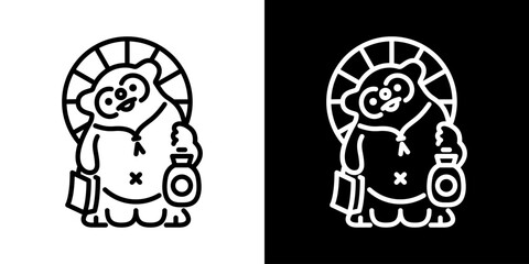 信楽焼の狸のアイコン