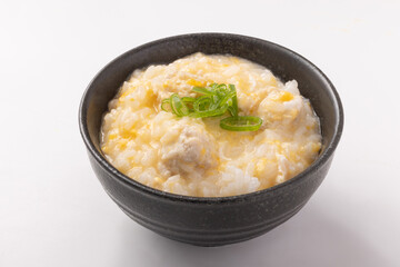 鶏団子の雑炊