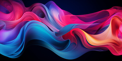 Fluid Symphony: Dynamic Colorful Patterns Background