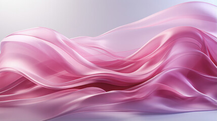 Abstract luxury pink silk background. Modern gradient illustration, minimal. Futuristic artwork, silky drawing for interior design, fashion textile fabric, poster, wallpaper