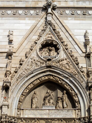 Tympanum of the Cattedrale di Santa Maria Assunta, Naples