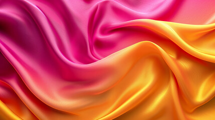 Obraz premium Magenta and Yellow silk background