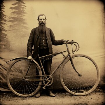 World's first discovered bicycle picture
