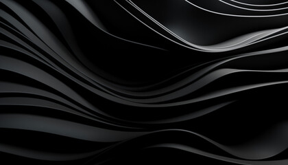 3d black background, Geometric Abstraction