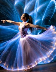 glowing dancer